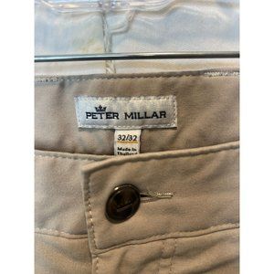 Peter Millar Men’s Khaki Pants Slacks Ultimate Five Pocket Golf Size 32 X 32